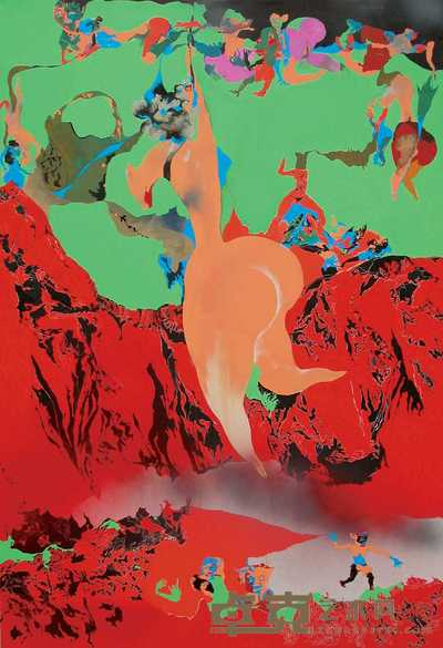 姜楠 2004年作 2004下青海 100×120cm